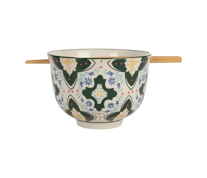 Bol baguettes Azulejo multicolore  - Sema Design