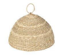 Charger l&#39;image dans la galerie, Cloche récif naturel jonc de mer et fer D 35 cm - Comptoir de famille