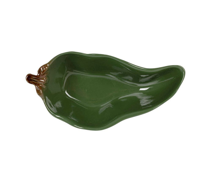 Coupelle piment vert 18*8,5*5 cm - Côté Table