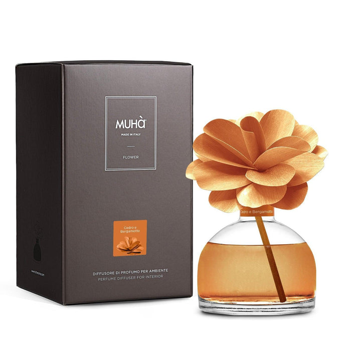 Diffuseur de parfum Camélia au Cèdre et Bergamote - Muhà