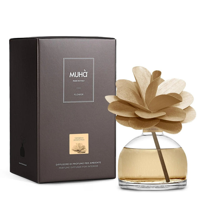 Diffuseur de parfum Camélia à la Vanille et Ambre pur - Muhà