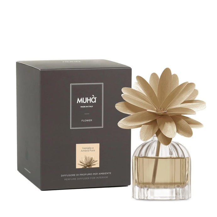 Diffuseur de fleurs à la Vanille et Ambre pur - Muhà