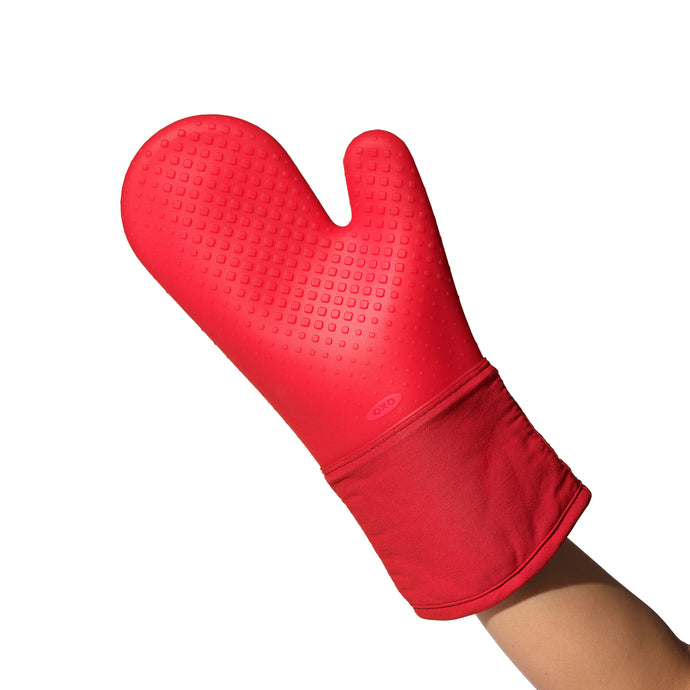 Gant de cuisine en silicone rouge - Oxo