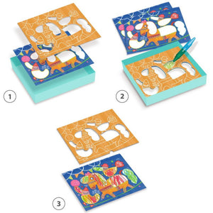 Fabuleux pochoirs Color stop - Djeco