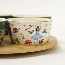 Charger l&#39;image dans la galerie, Joyeux Noël plateau rotatif apéritif 5 ramequins - Home Edelweiss
