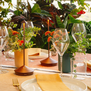 Pina lampe de table Corten - Zafferano