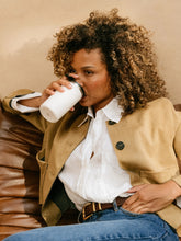 Charger l'image dans la galerie, Travel Mug / Gobelet de voyage isotherme Matt Sable 470 ml - Qwetch