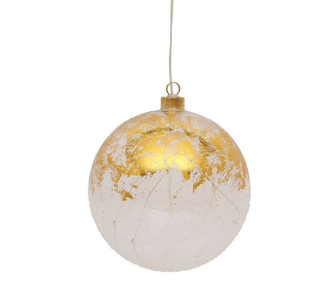 Boule lumineuse à suspendre 15 Led Dionime D 15 cm - Côté Table