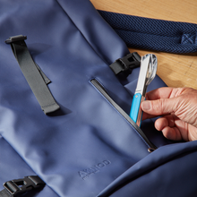 Charger l'image dans la galerie, Couverts droits aimantés 12H34 Aluminium Bleu Lagon - Akinod