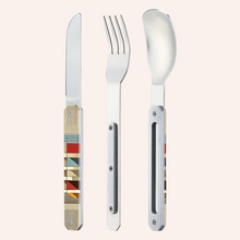 Charger l'image dans la galerie, Couverts droits aimantés 12H34 Bauhaus - Akinod