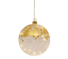 Charger l&#39;image dans la galerie, Boule lumineuse à suspendre 15 Led Dionime D 15 cm - Côté Table