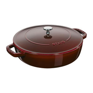 Sauteuse Chistera 24 cm grenadine  - Staub