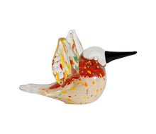Charger l'image dans la galerie, Décoration colibri Oiseau rouge et beige 14 cm - Côté Table