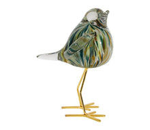 Charger l'image dans la galerie, Décoration moineau Serin émeraude 15 cm - Côté Table