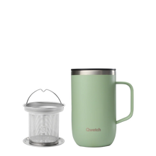 Charger l'image dans la galerie, Mug tisanière isotherme Matt Tilleul 470 ml - Qwetch