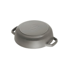 Charger l&#39;image dans la galerie, Sauteuse Chistera 28 cm Gris Graphite - Staub