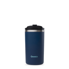 Charger l'image dans la galerie, Travel Mug / Gobelet de voyage isotherme Matt bleu nuit 350 ml -  Qwetch