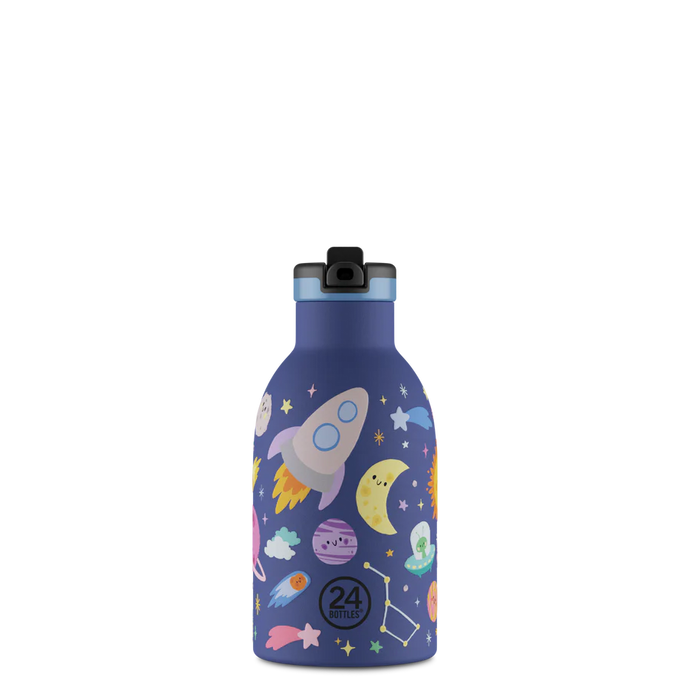 Gourde en inox isotherme Kids Space Friends 330ml - 24Bottles