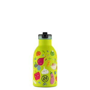Gourde en inox isotherme Kids Veggie Friends 330ml - 24Bottles