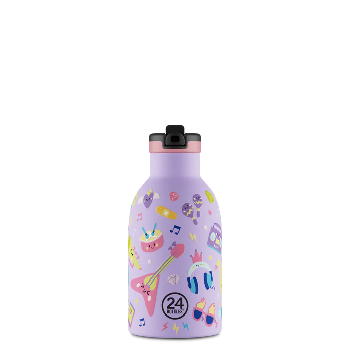 Gourde en inox isotherme Kids Music Friends 330ml - 24Bottles