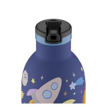 Charger l&#39;image dans la galerie, Gourde en inox isotherme Kids Space Friends 330ml - 24Bottles
