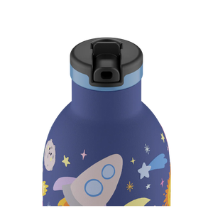 Gourde en inox isotherme Kids Space Friends 330ml - 24Bottles