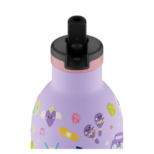 Gourde en inox isotherme Kids Music Friends 330ml - 24Bottles