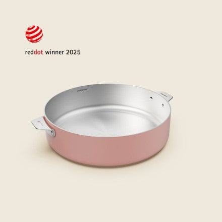 Merveilleuse sauteuse inox 28 cm Guimauve - Cookut