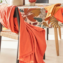 Charger l'image dans la galerie, Nappe plastifiée Lombok Burnt Orange 250 x 150 cm - Sud Etoffe