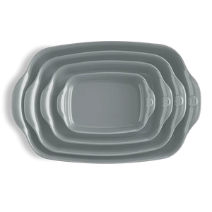 Plat à four rectangulaire Perle 36,5*23,5 cm/ 2.7l /6 pers.- Emile Henry