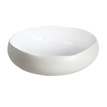 Charger l'image dans la galerie, Saladier Oslo lin mat/blanc brillant 34 cm - Médard de Noblat
