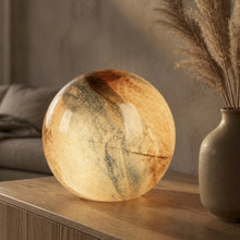 Charger l'image dans la galerie, Lampe sphère Galaxie marron et verte 29 cm - Drimmer