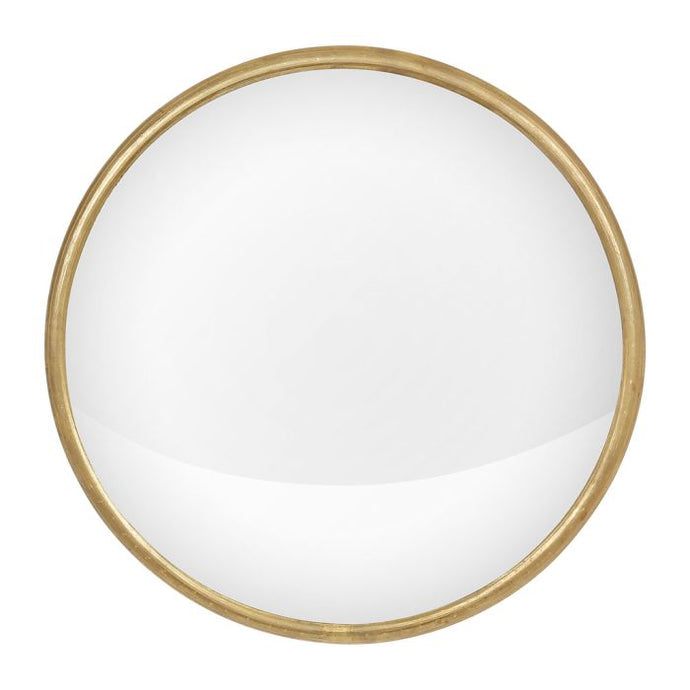 Miroir edman doré laiton+miroir convexe d 21,5 cm*3,5 cm - Côté Table