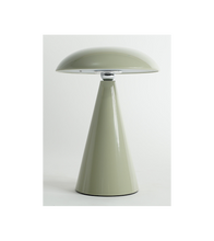 Charger l'image dans la galerie, Lampe LED rechargeable Orlando vert sauge - Home Edelweiss
