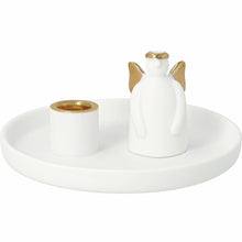 Charger l'image dans la galerie, Bougeoir coupelle Ange en porcelaine Räder