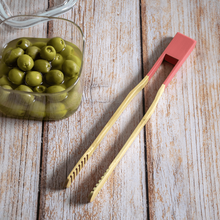 Charger l'image dans la galerie, Pince attrape-tout en bambou Pebbly - Rouge Brique