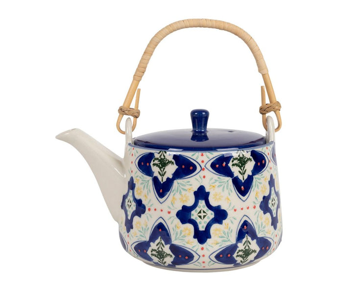 Théière en grès avec filtre azulejo 1 l- Sema Design