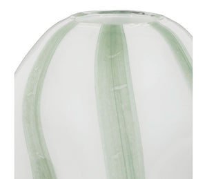 Vase Allen sauge et blanc 23*22*29 cm - Côté Table