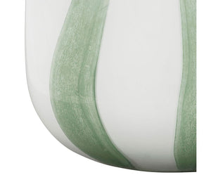 Vase Allen sauge et blanc 23*22*29 cm - Côté Table