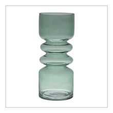 Charger l&#39;image dans la galerie, Vase Ania vert H 27 cm verre- Côté Table
