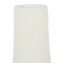 Charger l&#39;image dans la galerie, Vase Bamae blanc granit D 6,5 H 33 cm faïence- Côté Table