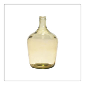Vase bouteille comète ambre h 30 cm - Sema Design