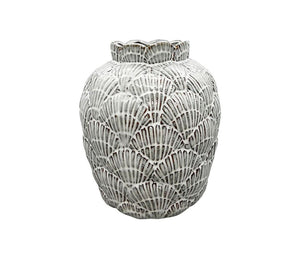 Vase Itsaki blanc D 20*H24 cm - Côté Table