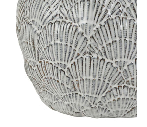 Vase Itsaki blanc D 20*H24 cm - Côté Table