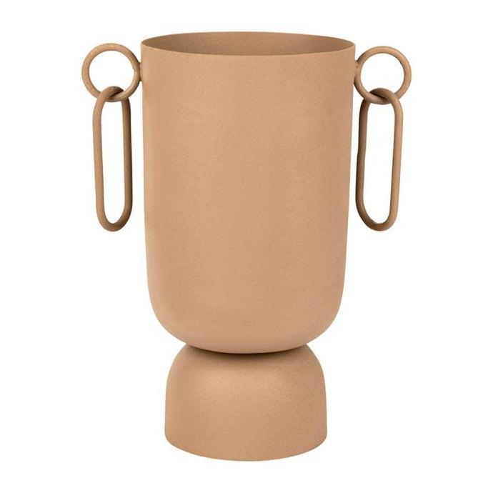 Vase maderia taupe 20*12,5*h25 cm en fer- Sema Design