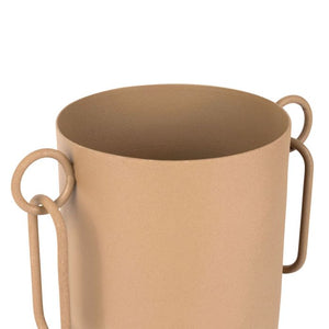 Vase maderia taupe 20*12,5*h25 cm en fer- Sema Design