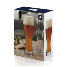 Charger l&#39;image dans la galerie, Coffret de 2 verres à bière blonde Taverna 330 ml - Leonardo