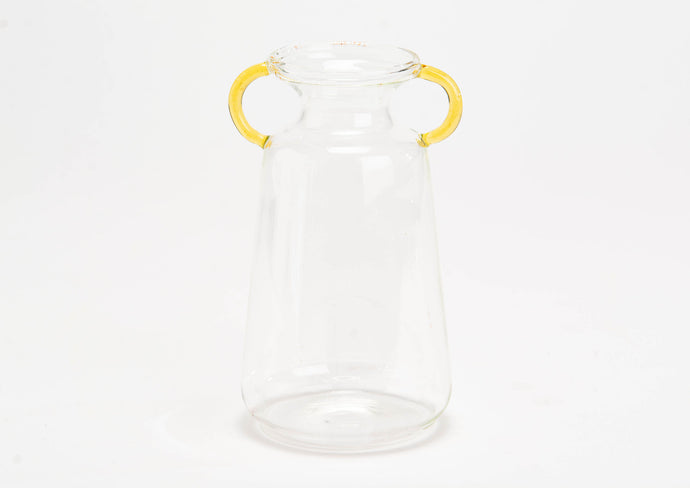 Vase anses vintage moutarde  h 15 cm - Amadeus