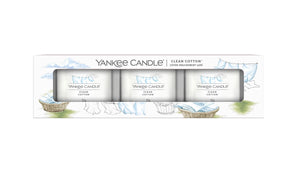 Pack de 3 Bougies Votives en verre Couverture Douce - Yankee Candle