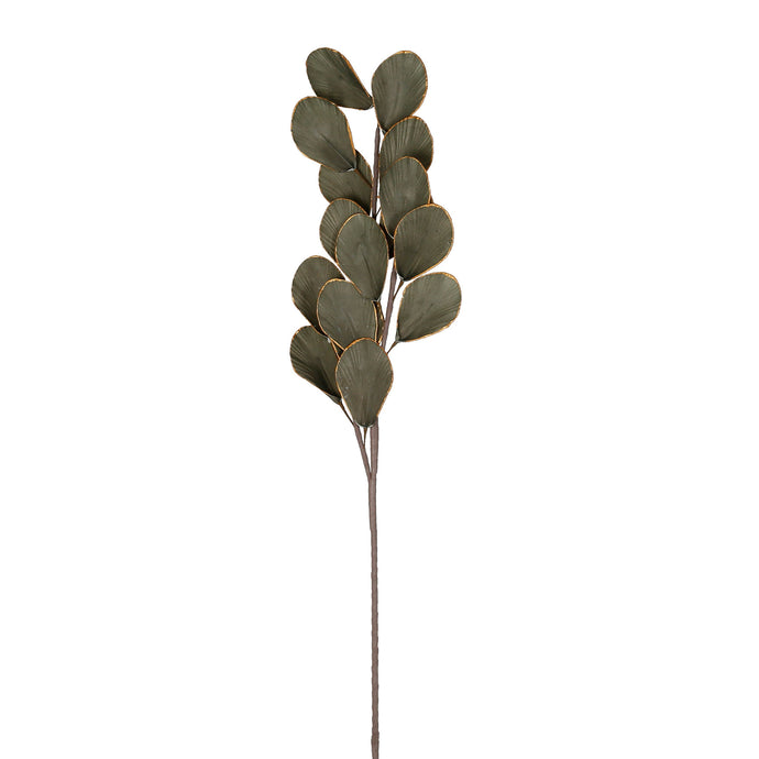 Branchage Lyo kaki et doré  H 100 cm - Côté Table